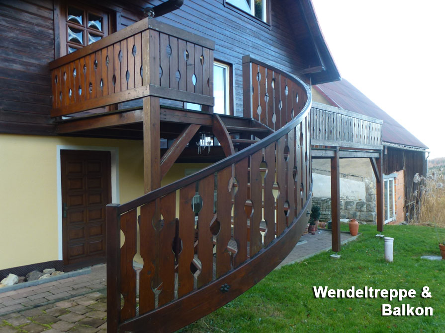 Balkon Treppe